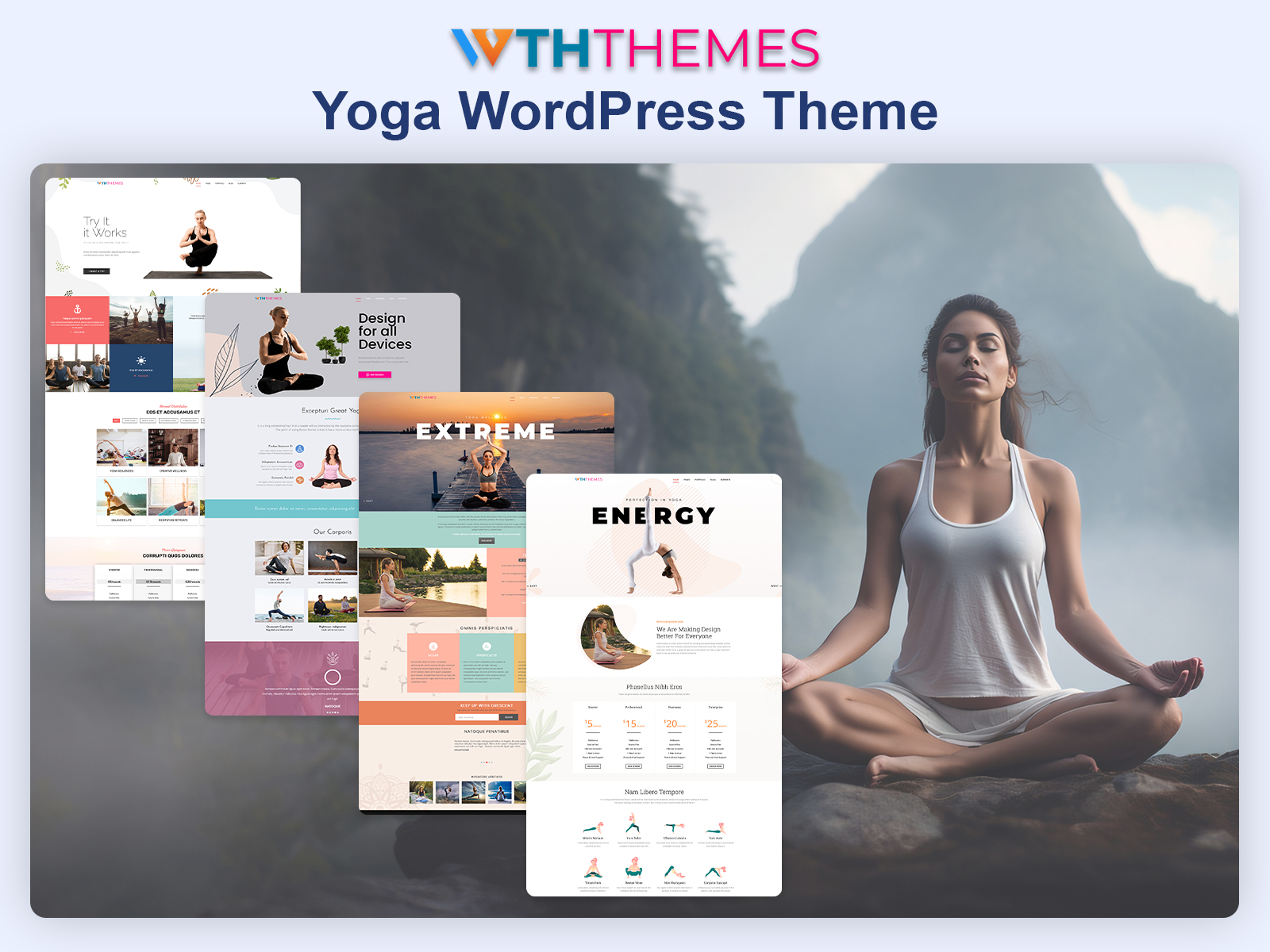 Elevate Your Yoga Business With The Yoga WordPress Theme For Online Classes