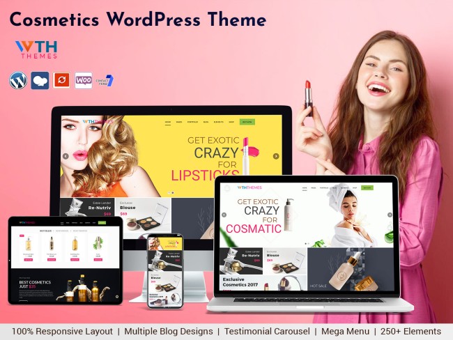 Cosmetics WordPress Theme