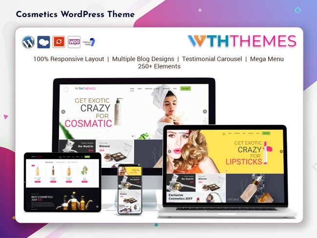 Cosmetics WordPress Theme