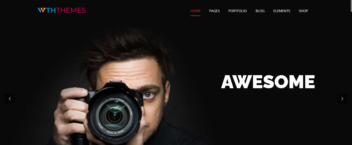 Photography WordPress Theme