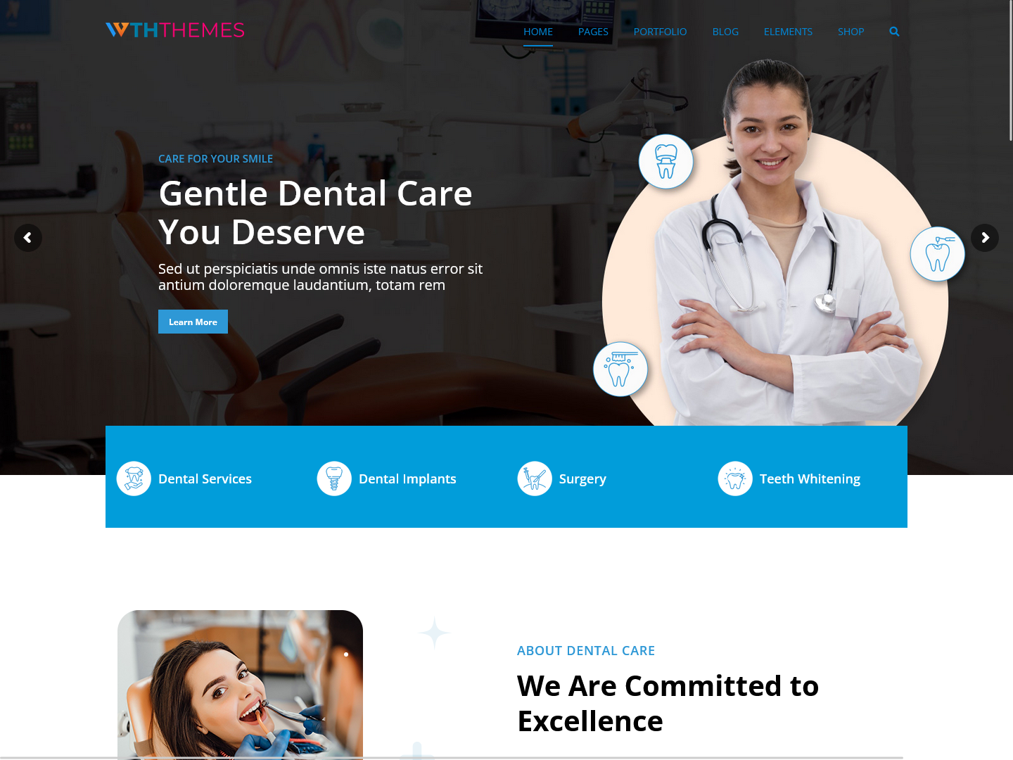 Dentist WordPress Website Florida