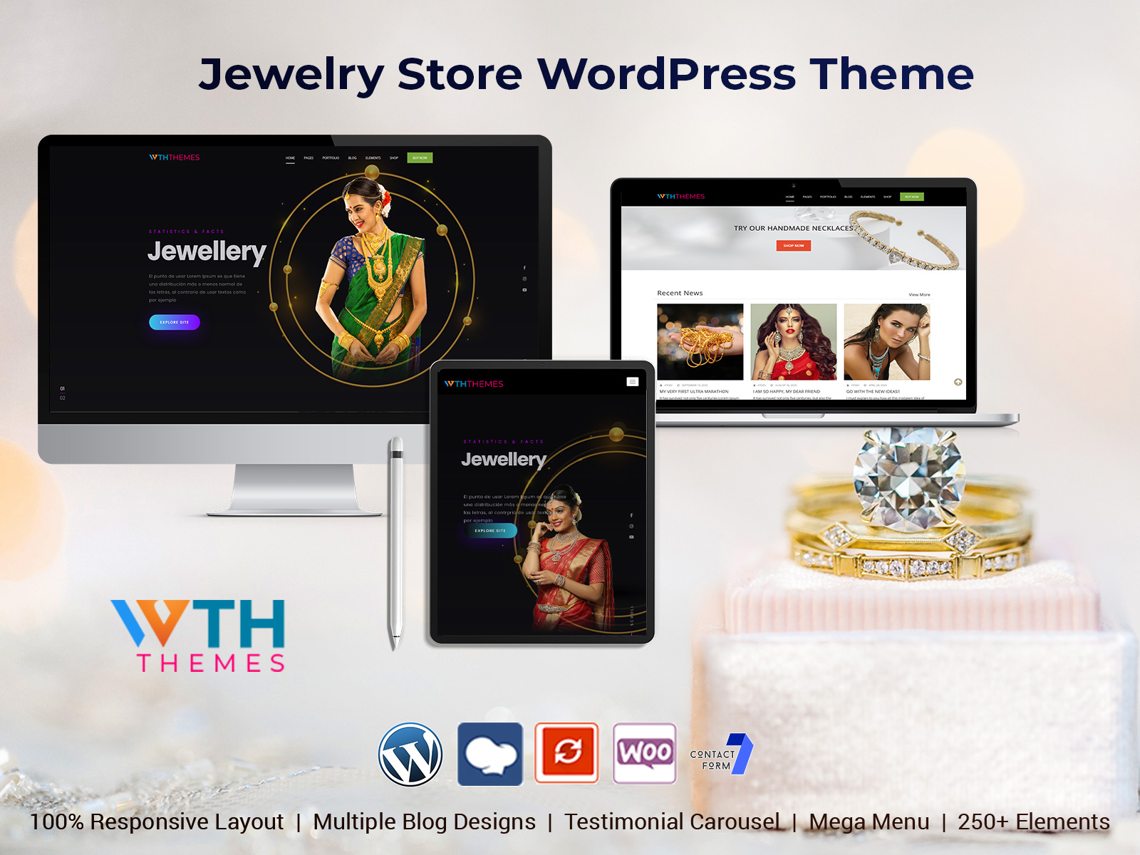 Buy Only Our One Jewellery WordPress Theme With Reasonably Priced Packages And Take Combos Of Features For Jewelry Or Ecommerce Website.