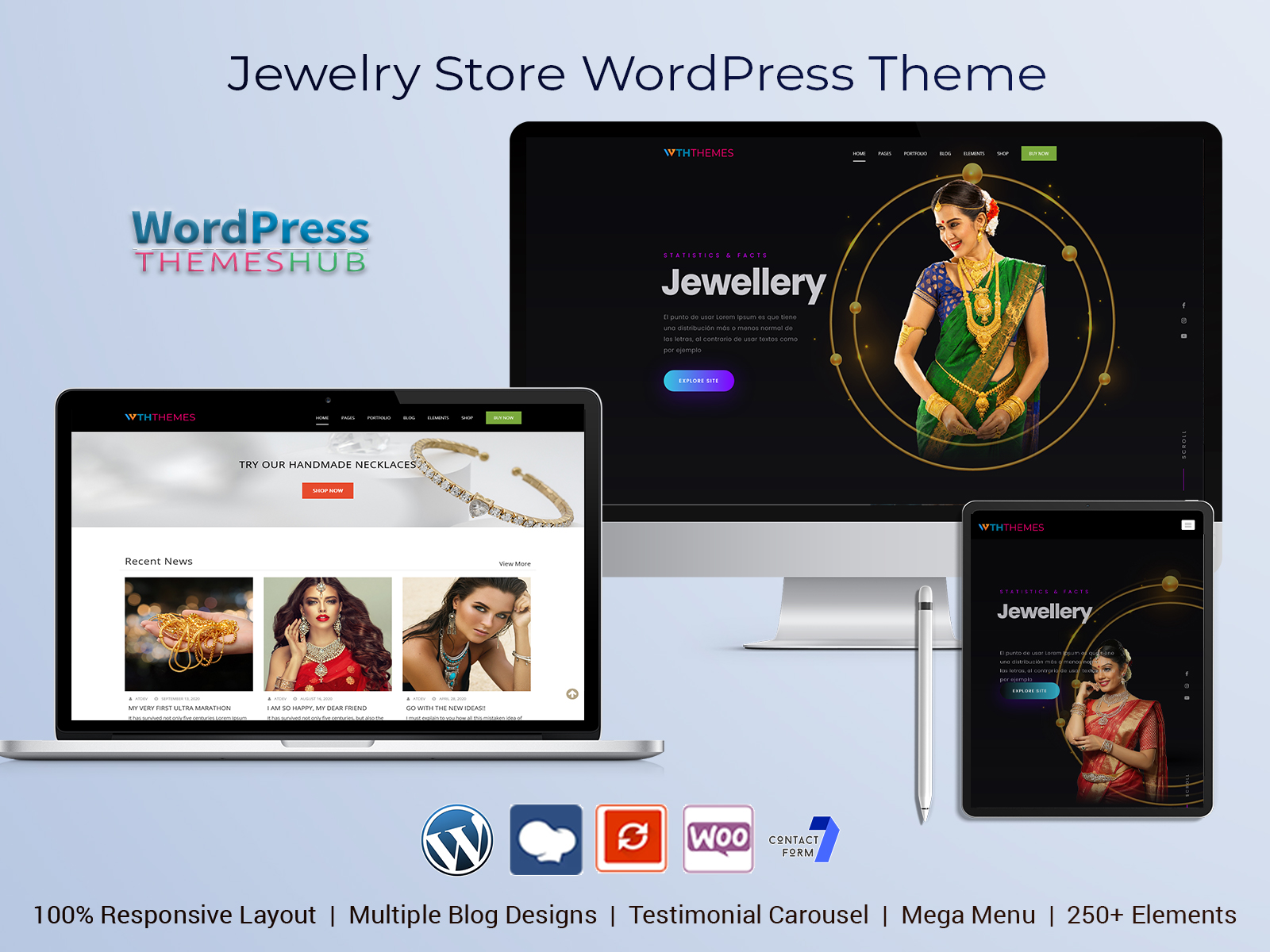 WooCommerce Jewellery WordPress Theme With Beautiful Designs